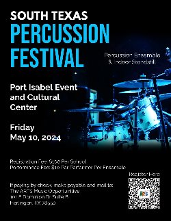South Texas Percussion Festival Flyer